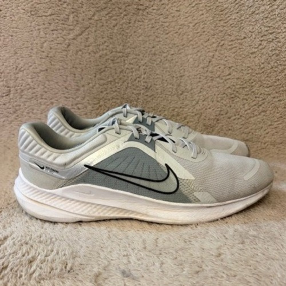 Nike Quest 4 Mens Running Shoes Sneakers Light Bone Grey DD0204-002 Size 13